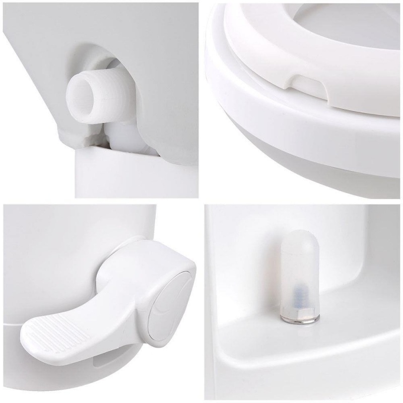 iTopRoad RV Toilet Foot Pedal Flush HDPE 20" High Profile Motorhome